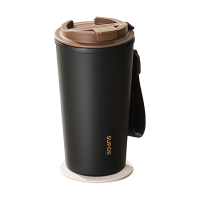 苏泊尔 直饮泡饮保温杯保温保冷咖啡杯果汁杯奶茶杯水杯子KCV50DW10保温杯500mL.晶石黑