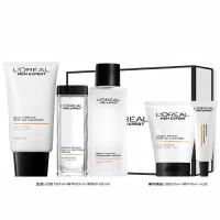 欧莱雅男士耀白精华水两件套装美白控油补水保湿护肤品七夕礼盒送男友