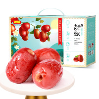 好想你去核红枣新疆若羌灰枣无核健康零食520g*2盒
