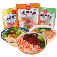 滇园小锅米线云南特产方便速食保鲜米线煮食小锅米线袋装333g*5袋