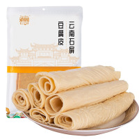 滇园云南特产油豆皮干货家用凉拌火锅食材石屏豆腐皮500g*2袋