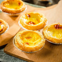 小牛凯西 葡式蛋挞家用套装带锡纸半成品西式烘焙空气炸锅冷冻 蛋挞液500g*1盒