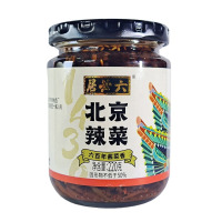 六必居酱菜素食小菜配粥面条北京辣菜220克/瓶