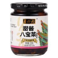六必居酱菜素食小菜配粥面条甜酱八宝菜220克/瓶