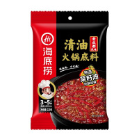 海底捞涮羊肉串串香冒菜火锅底料菜籽油麻辣220克/袋