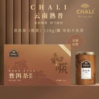 CHALI普洱茶(熟茶)罐装散茶礼盒336g