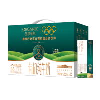 圣牧有机纯牛奶优醇250ml*10盒 3.6g蛋白 120mg高钙 家庭自饮一箱装