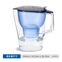 碧然德(BRITA)过滤净水器 家用滤水壶 净水壶 Kalea 晨汐系列XL 3.5L(蓝色)