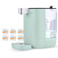 碧然德(BRITA) 台面净饮机 即热直饮 调温 免安装台式净水器 绿色 +专家版滤芯6枚[含附件]