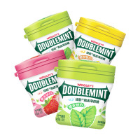 绿箭 薄荷糖脆皮软心糖 80g*4瓶 清新口气糖 接吻糖 休闲零食糖果