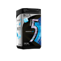 绿箭 5弹立方 无糖口香糖激酷薄荷味40g 清新口气接吻糖 休闲零食糖果