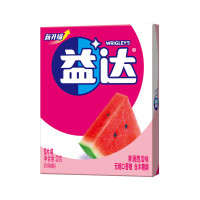 益达 木糖醇无糖口香糖 西瓜味32g/盒12片 口气清新糖 休闲零食糖果四瓶装