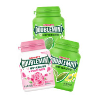 绿箭 无糖口香糖约40粒56g*3瓶 木糖醇口香糖 清新口气 休闲零食糖果 薄荷味*1+茉莉绿茶味*1+茉莉玫瑰花味*1