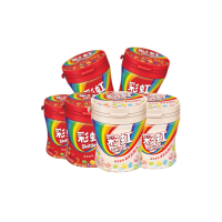 彩虹糖110颗120g*6瓶 儿童休闲零食糖果伴手礼喜糖 原味*4+乳酸味*2