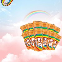 彩虹糖零食糖果分享送礼办公室休闲婚庆喜糖零食缤纷果味喜糖节日礼品 酷酷果茶味30g12瓶