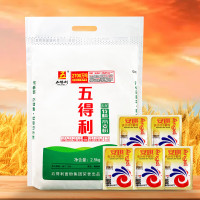 五得利(WUDELI)[五得利面粉]五星特精小麦粉2.5kg做饺子面条家用通用粉5斤 五星特精5斤+5包[安琪]酵母