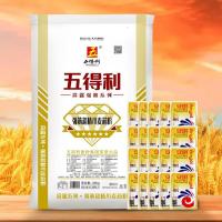 五得利[面粉]六星超精小麦粉强筋6A麦芯粉通用白面50斤 高端强筋超精麦芯粉50斤+20安琪
