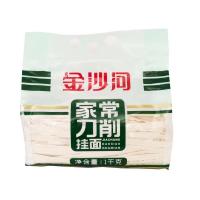 金沙河家常刀削挂面 1kg/袋 口感劲道耐煮不易糊健康美味面条 家常刀削面1kg*1袋