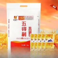 五得利面粉六星超精小麦粉10kg 商用/家庭高筋通用粉20斤 六星超精10斤+10包安琪酵母