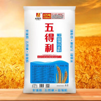 五得利面粉50斤三星富强粉25kg包子馒头烙饼家用商用 五得利三星富强粉25kg