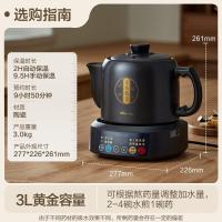 小熊(Bear)中药壶煎药壶全自动免看管中药锅电煎壶家用分体式陶瓷熬药壶3L大容量变频萃取JYH-D30Z1二煎