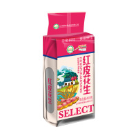 鹤来香红皮花生米400克四粒红五红汤原料五谷杂粮粗粮 红皮花生400g*2