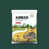 鹤来香水磨糯米粉500g特制家用汤圆年糕冰皮月饼糍粑烘焙原料杂粮面 糯米粉500g*3袋