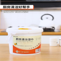 米奇喵幸运女神系列500抽[超大桶厨房湿巾]一次性清洁去油污湿巾加厚湿纸巾3包装