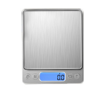 华普思厨房秤食物烘焙电子秤高精度克数称家用台秤精准食品小称精准称量-电池款[3kg/0.1g]赠托盘+豪礼