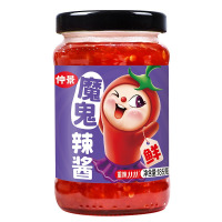 仲景0脂辣椒酱魔鬼辣鲜椒酱 辣酱(魔鬼辣新包装)185g×1瓶