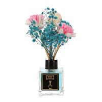 蒂诗宣无火香薰精油套装家居卧室内空气清新剂藤条干花香薰 薰衣草[4角满天星]50ml