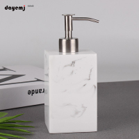 洗手液瓶子按压瓶浴室液体空瓶子高档分装瓶大理石纹理皂液器 水墨白