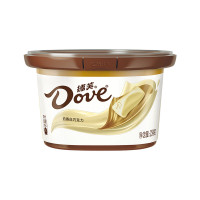 德芙(Dove)巧克力碗装休闲食品儿童充饥解馋零食糖果520情人节礼物生日礼品 奶香白巧碗装234g