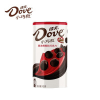 德芙小巧粒 巧克力豆 休闲零食儿童小吃 送礼生日礼物 小巧粒黑巧42g*1罐装