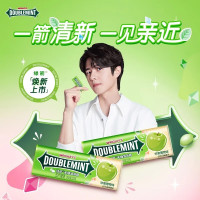 绿箭薄荷糖 润喉糖 铁盒 无糖 提神 咽喉炎 护嗓 方便携带 苹果薄荷味23.8g*6瓶