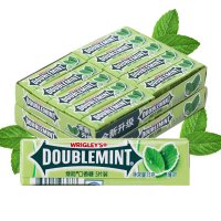 绿箭口香糖条装5片20条盒装*2(200片)清凉薄荷味清新口气店 盒装薄荷味100片