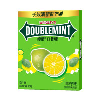 绿箭箭牌金装口香糖32g青柠薄荷风味12片装薄荷糖接吻糖果清新口味 [10盒]青柠味*10