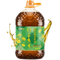 长寿花低芥酸菜籽油地道浓香物理压榨 5L*1桶