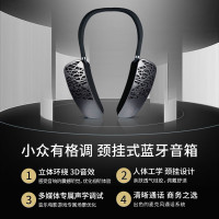 cleer HALO 定向传音颈挂蓝牙音箱 轻便无线颈戴音箱 12 小时续航 IPX4 级防水音响钛金灰