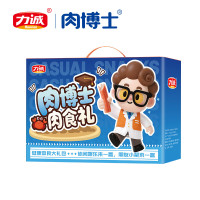 力诚(Reecen) 肉博士礼盒手撕蟹柳鳕鱼丸竹轮蟹味棒爆脆肠休闲送礼年货大礼包 力诚肉博士礼盒-活力款