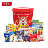 7-II 赛文兔 网红零食全家桶特配版零食巨型大礼包新年团购 一马当先1004g(特配款)