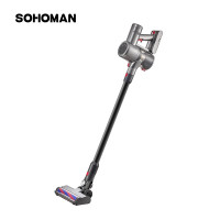 索哈曼(SOHOMAN) V22吸尘器无线手持家用毛发不缠绕大吸力小型吸擦手持无线吸尘器 除螨 宠物 V22 灰色