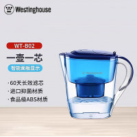 西屋过滤净水壶 家用滤水壶3.5L 净水壶[一壶1芯 ]海洋系列 WT-B02 宝蓝色