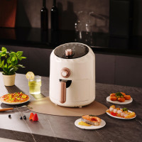 联创联创Lian 推拉式空气炸锅 乳白色 4L DF-OV218M