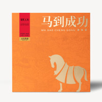 八马茶业 马到成功 红茶 乌龙茶 普洱 绿茶 茉莉花茶 送礼茶叶 [马到成功3星]宜红工夫192g