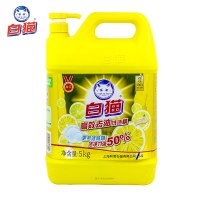 白猫高效去油洗洁精高效去油洗洁精5kg 4瓶/箱 按箱发货 内蒙新疆西藏不可供