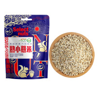 鹤来香熟小薏米500g低温烘焙薏苡仁发五谷杂粮坚果炒货 熟小薏米500g