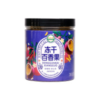鹤来香冻干百香果75克罐装水果茶搭配金桔干柠檬片组合茶 冻干百香果75克*2