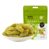 来伊份蜜饯果干办公室解馋零食 绿珍珠葡萄干60g