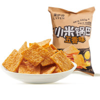 来伊份小米锅巴78g休闲零食怀旧小吃办公室零嘴下午茶小米锅巴 小米锅巴(五香味)78g